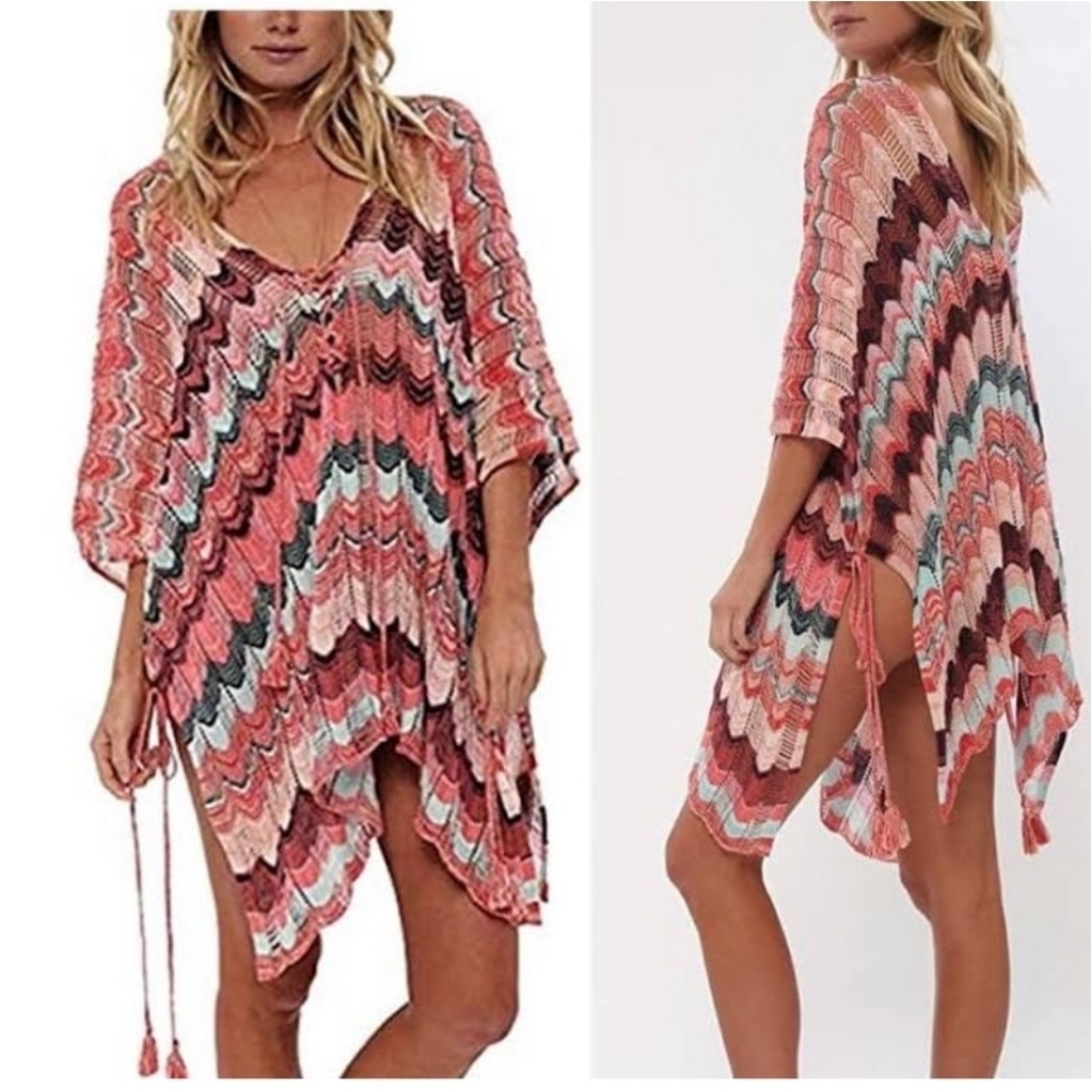 Papparazi by Biz Crochet Coverup Pancho